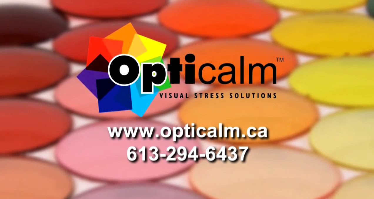 Opticalm – About Visual Stress